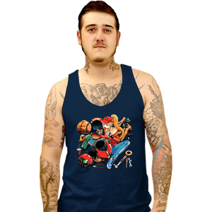 Secret_Shirts Tank Top, Unisex / Small / Navy Suit Repair!