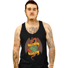 Load image into Gallery viewer, Shirts Tank Top, Unisex / Small / Black RPG Dragon
