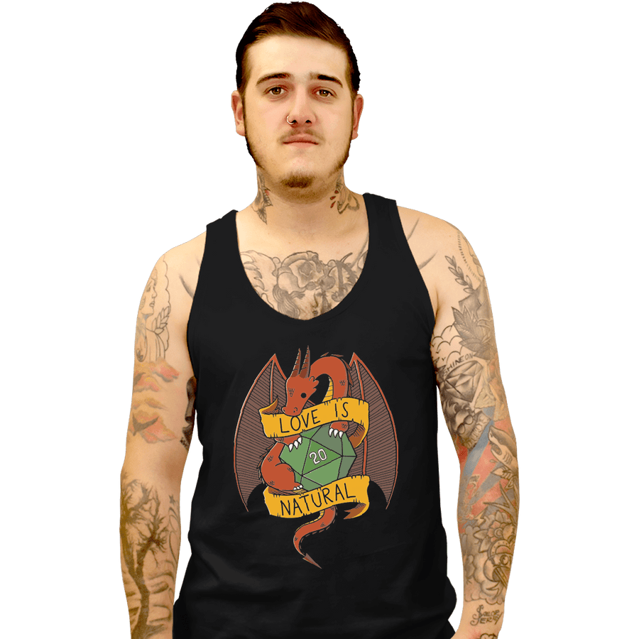 Shirts Tank Top, Unisex / Small / Black RPG Dragon