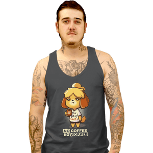 Shirts Tank Top, Unisex / Small / Charcoal Isabelle Coffee
