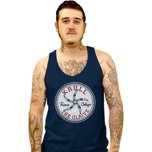 Daily_Deal_Shirts Tank Top, Unisex / Small / Navy Glaive Star