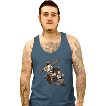 Load image into Gallery viewer, Secret_Shirts Tank Top, Unisex / Small / Indigo Blue The Dark King
