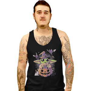 Shirts Tank Top, Unisex / Small / Black Spooky Baby