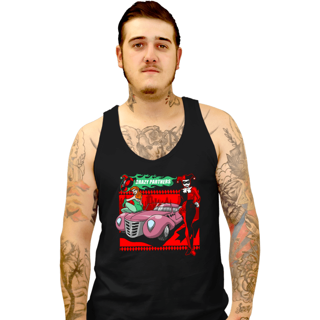 Shirts Tank Top, Unisex / Small / Black Crazy Partners
