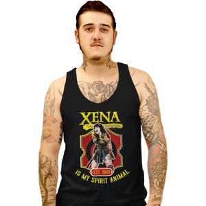 Shirts Tank Top, Unisex / Small / Black Xena Warrior Spirit Animal