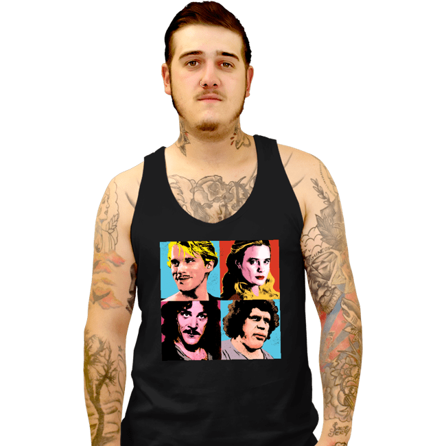 Shirts Tank Top, Unisex / Small / Black Princess Warhol