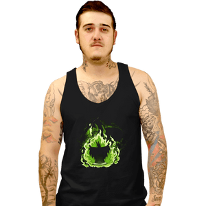 Daily_Deal_Shirts Tank Top, Unisex / Small / Black Book Dragon