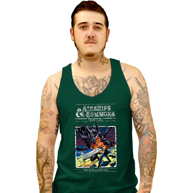Secret_Shirts Tank Top, Unisex / Small / Black Airships & Summons