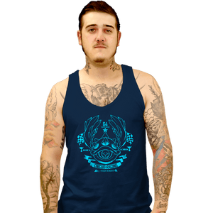 Shirts Tank Top, Unisex / Small / Navy Mushroo Kingdom Racing