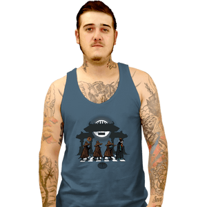 Daily_Deal_Shirts Tank Top, Unisex / Small / Indigo Blue Warrior Society