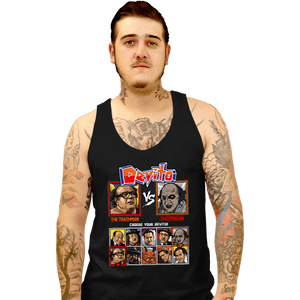 Daily_Deal_Shirts Tank Top, Unisex / Small / Black Devito Fighter