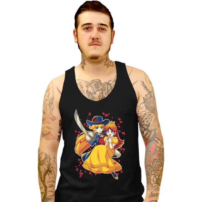 Daily_Deal_Shirts Tank Top, Unisex / Small / Black Princess Rescue