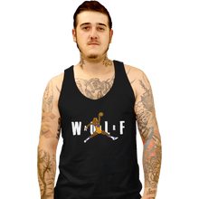 Load image into Gallery viewer, Shirts Tank Top, Unisex / Small / Black Air Wolf &#39;85

