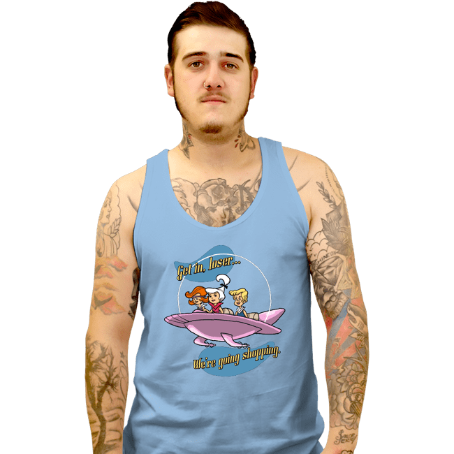 Secret_Shirts Tank Top, Unisex / Small / Powder Blue Get In Judy