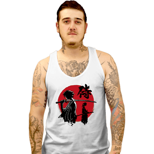 Daily_Deal_Shirts Tank Top, Unisex / Small / White Mugen And Jin Sumi-e