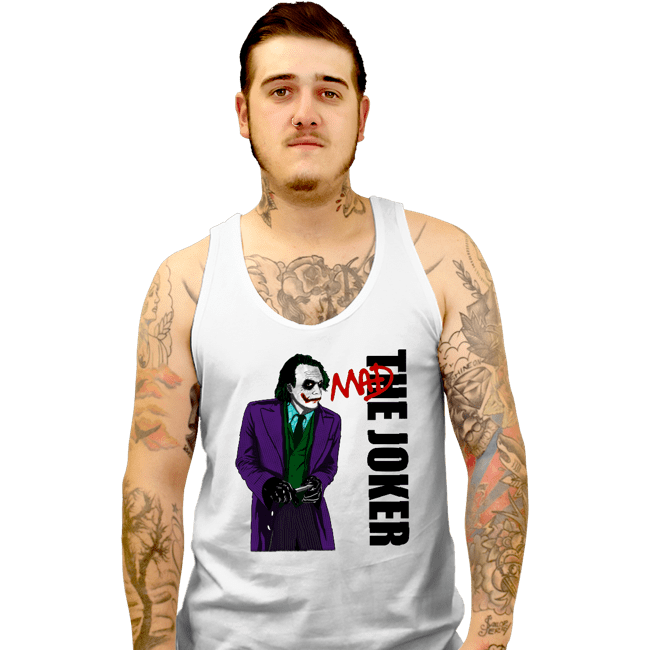 Shirts Tank Top, Unisex / Small / White Mad