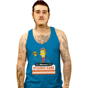 Secret_Shirts Tank Top, Unisex / Small / Sapphire Steamed Hams Secret Sale