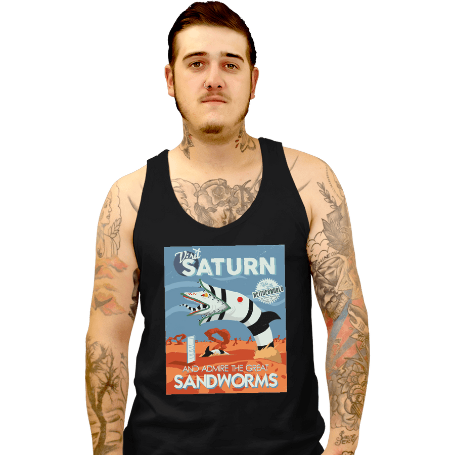 Shirts Tank Top, Unisex / Small / Black Visit Saturn