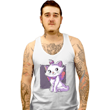 Load image into Gallery viewer, Daily_Deal_Shirts Tank Top, Unisex / Small / White Vain Cat
