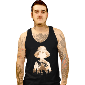Secret_Shirts Tank Top, Unisex / Small / Black Straw Hat