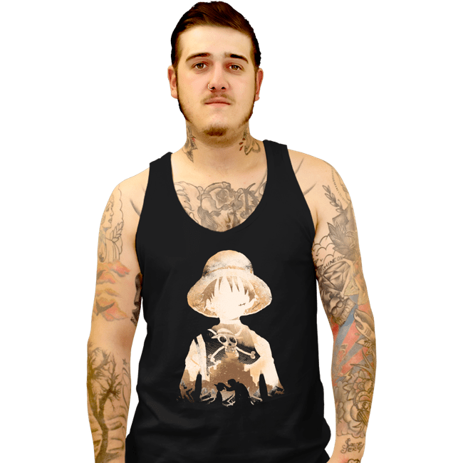 Secret_Shirts Tank Top, Unisex / Small / Black Straw Hat