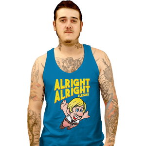 Shirts Tank Top, Unisex / Small / Sapphire Super Alright Bros.
