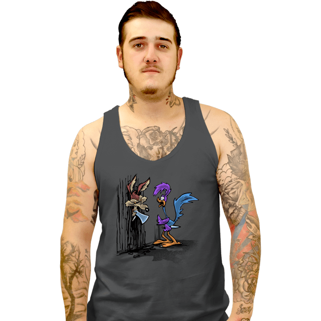Secret_Shirts Tank Top, Unisex / Small / Charcoal The Shining Cartoon