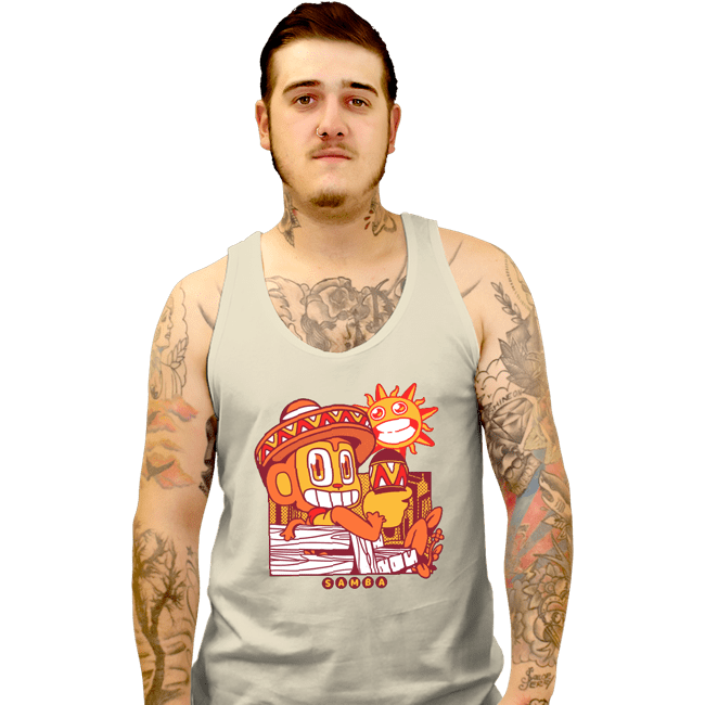 Shirts Tank Top, Unisex / Small / White Samba Time