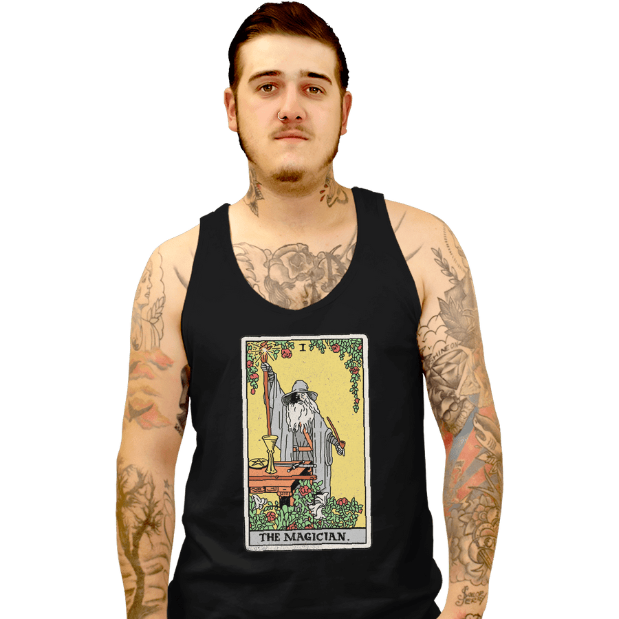Shirts Tank Top, Unisex / Small / Black The Magician