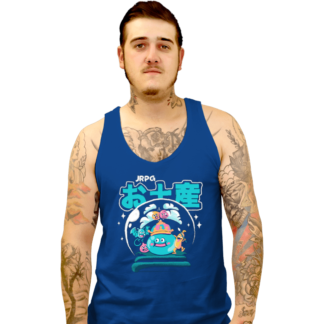 Shirts Tank Top, Unisex / Small / Royal Blue JRPG Souvenir Slimes