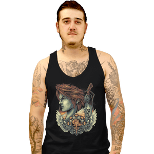 Shirts Tank Top, Unisex / Small / Black Emblem Of The Lion