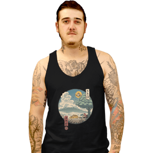 Shirts Tank Top, Unisex / Small / Black Neighbor's Ukiyo-e