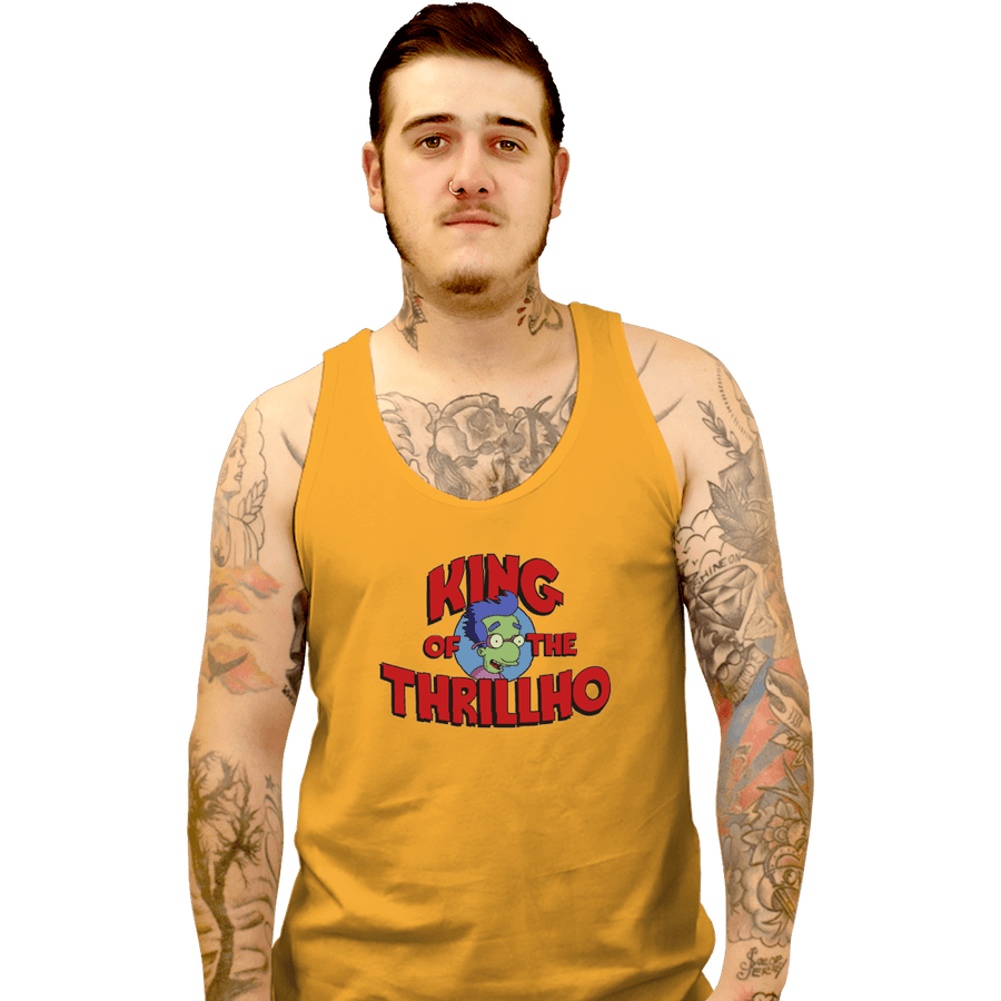Shirts Tank Top, Unisex / Small / Gold King Of The Thrillho