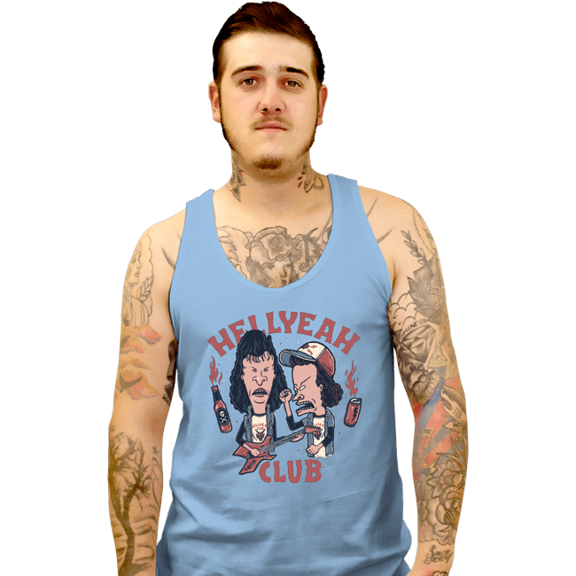Daily_Deal_Shirts Tank Top, Unisex / Small / Powder Blue Hellyeah Club