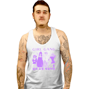 Shirts Tank Top, Unisex / Small / White Outer Gang