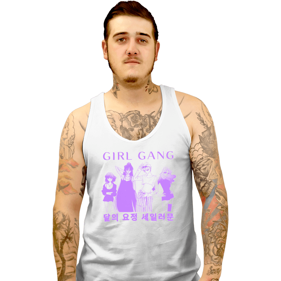 Shirts Tank Top, Unisex / Small / White Outer Gang