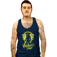 Load image into Gallery viewer, Shirts Tank Top, Unisex / Small / Navy Retro Rebel Jedi
