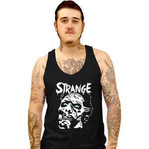 Shirts Tank Top, Unisex / Small / Black Something Strange