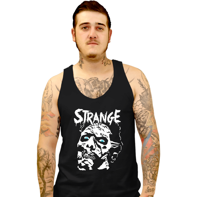 Shirts Tank Top, Unisex / Small / Black Something Strange