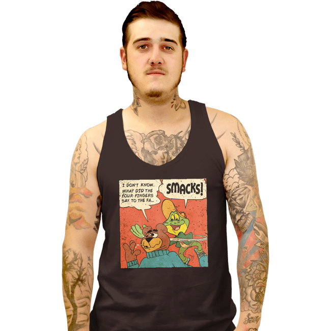 Secret_Shirts Tank Top, Unisex / Small / Black DigEm Frog