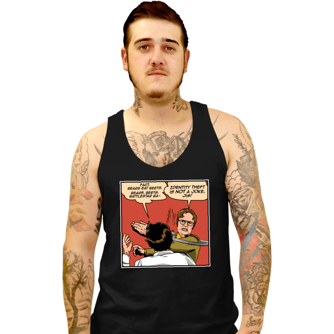Shirts Tank Top, Unisex / Small / Black Identity Slap