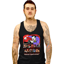 Load image into Gallery viewer, Daily_Deal_Shirts Tank Top, Unisex / Small / Black Greetings From The Asylum
