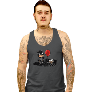 Secret_Shirts Tank Top, Unisex / Small / Charcoal Batman IT