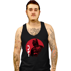 Daily_Deal_Shirts Tank Top, Unisex / Small / Black Red Sun Vader