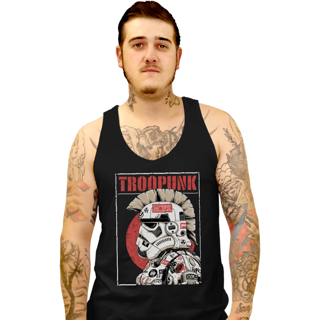 Shirts Tank Top, Unisex / Small / Black Troopunk