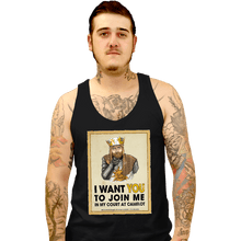 Load image into Gallery viewer, Secret_Shirts Tank Top, Unisex / Small / Black Knights Wanted

