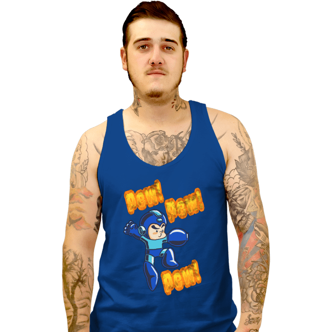 Shirts Tank Top, Unisex / Small / Royal Blue Pew Pew Pew