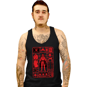 Daily_Deal_Shirts Tank Top, Unisex / Small / Black Luffy Model Sprue