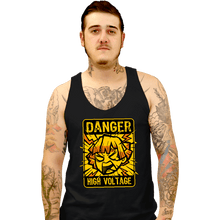 Load image into Gallery viewer, Secret_Shirts Tank Top, Unisex / Small / Black Danger High Voltage
