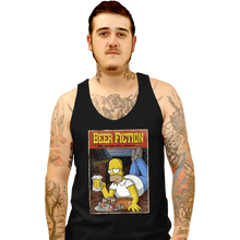 Load image into Gallery viewer, Daily_Deal_Shirts Tank Top, Unisex / Small / Black Beer Fiction
